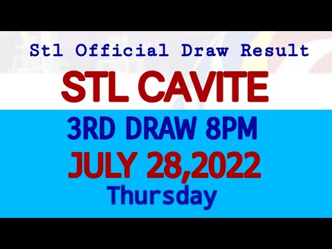 STL CAVITE 3RD DRAW RESULT 8PM,LIVE DRAW July 28, 2022